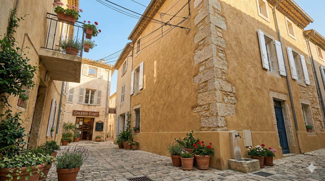 Façade ancienne, chaux naturelle